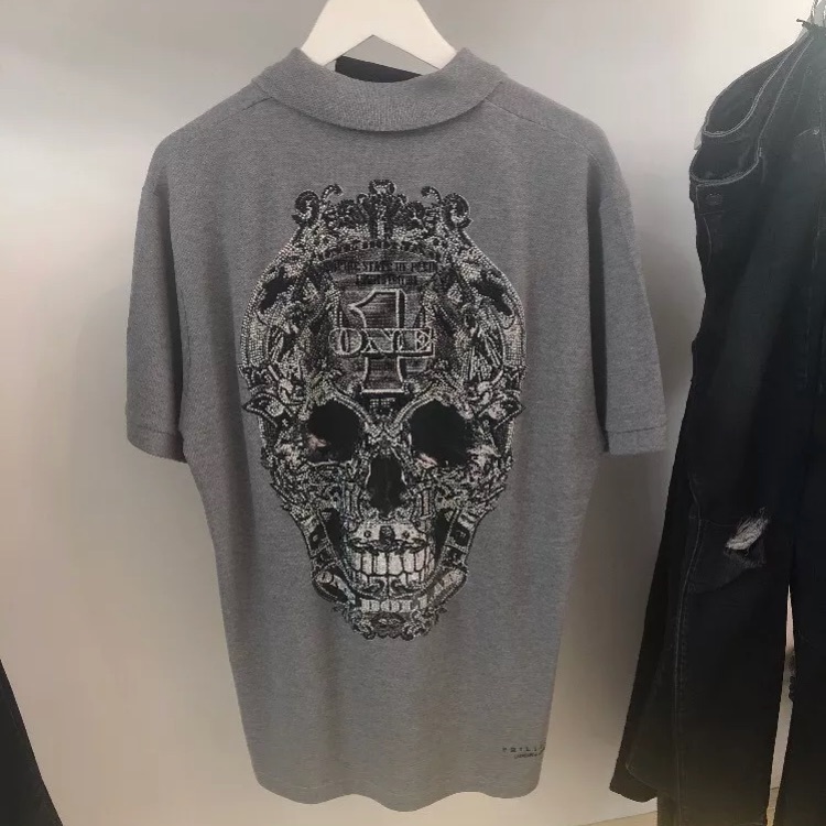 Philipp Plein “Wild” Polo W Crystal Skull